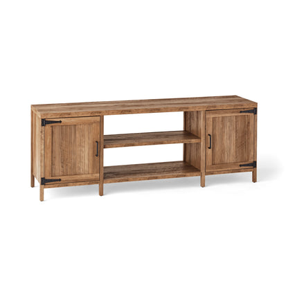 Farmhouse TV Stand for Tvs up to 70", Espresso