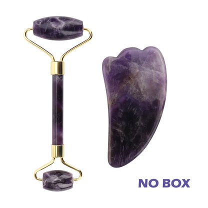 Violet Gua Sha Facial Massage Roller