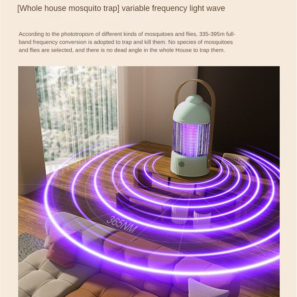 For Home Backyard Electronic Light Bulb Lamp Bugs Killers Lamp Bugs Fly Trap Indoor Mosquitoes Lamp Bugs Killers Light