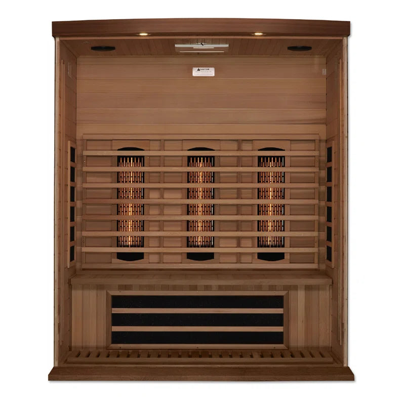 3 - Person Bluetooth Compatible FAR Infrared Sauna in Cedar